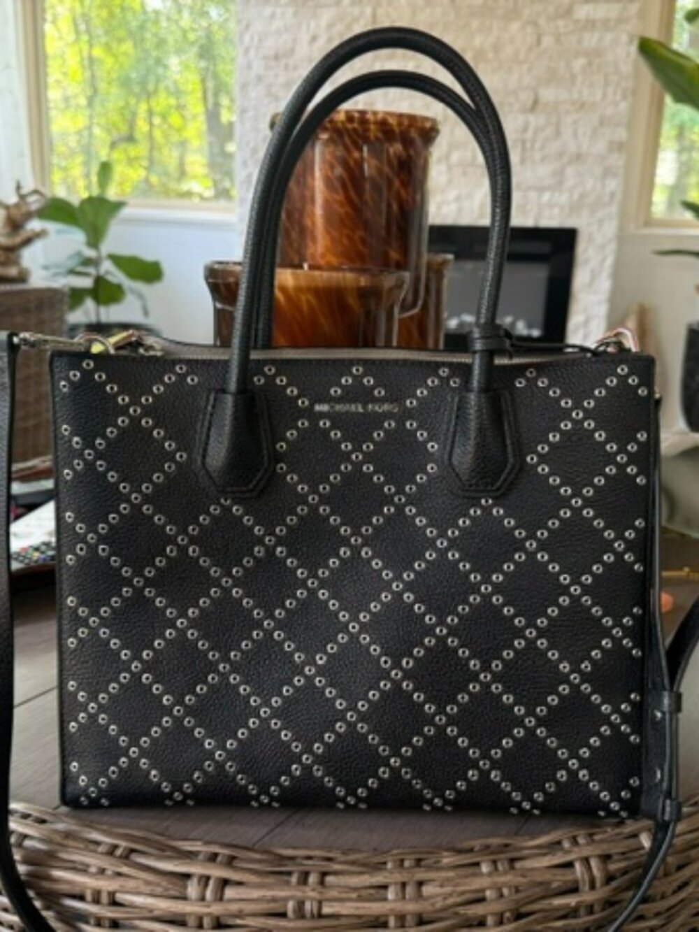 Michael Kors Mercer Stud Large Tote
